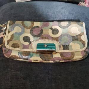 Coach 'C' Wristlet